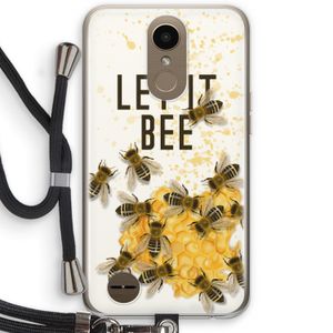 Let it bee: LG K10 (2017) Transparant Hoesje met koord