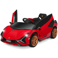 12V Kinderauto met 2,4G Afstandsbediening met Muziek en LED Koplampen 108 x 64 x 41 cm Rood/Groen/Geel/Zwart/Roze/Wit