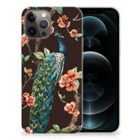 iPhone 12 Pro Max | TPU Hoesje | Pauw met Bloemen