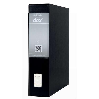 Vulbare opbergkest Rexel Dox 2 Zwart A4 Karton Gerecycled