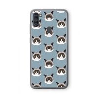It's a Purrr Case: Samsung Galaxy A11 Transparant Hoesje