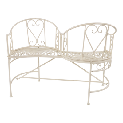 Loveseat Viva La Vida Old White - 111x57x82cm