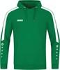 JAKO 6723K Sweater Met Kap Power Kids - Sportgroen - 140