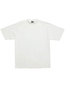 Balenciaga t-shirt en coton à logo brodé - Blanc