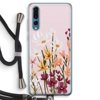 Painted wildflowers: Huawei P20 Pro Transparant Hoesje met koord