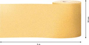 Bosch Accessoires Expert C470 schuurpapierrol voor handmatig schuren 93 mm, 5 m, K80 - 1 stuk(s) - 2608900904