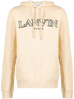 Lanvin hoodie à logo brodé - Tons neutres