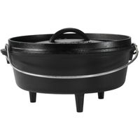 Lodge Camp Dutch Oven L10CO3, vlak kookpan met pootjes