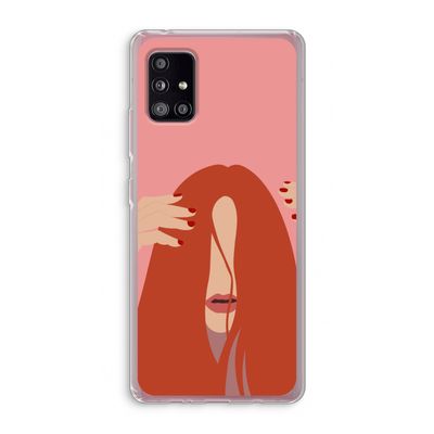 Woke up like this: Samsung Galaxy A51 5G Transparant Hoesje