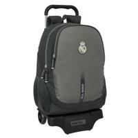 Schoolrugzak met Wielen Real Madrid C.F. Grijs 32 x 44 x 16 cm
