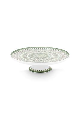 Pip Studio Taartplateau Klein Lily&Lotus Moon Delight Licht Groen