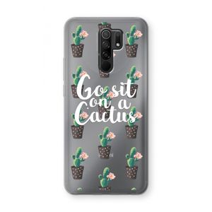 Cactus quote: Xiaomi Redmi 9 Transparant Hoesje