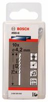 Bosch Accessoires Metaalboren HSS-G, Standard 4,2 x 43 x 75 mm 10st - 2608595060