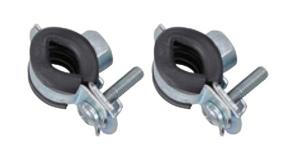 Kirchhoff Buisklem, 30 - 35 mm, geluiddicht, voor 1", met stokschroef M8 x 80 mm (2x) - 973554055