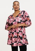 Yoek Tuniek wide bottom LILIUM | Roze | Maat 50/52 Yoek Tuniek wide bottom LILIUM | Roze | Maat 50/52