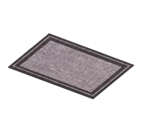 Grijs getextureerd placemat