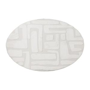 Vloerkleed native ovaal - wit - 120x180 cm