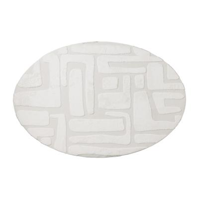 Vloerkleed native ovaal - wit - 120x180 cm