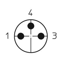 Lutronic 1226 Sensor/actuator steekconnector M8 Aantal polen: 3 Stekker, inbouw 0.50 m 1 stuk(s) - thumbnail