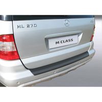 Bumper beschermer passend voor Mercedes-Benz ML 2001-2005 Zwart GRRBP396