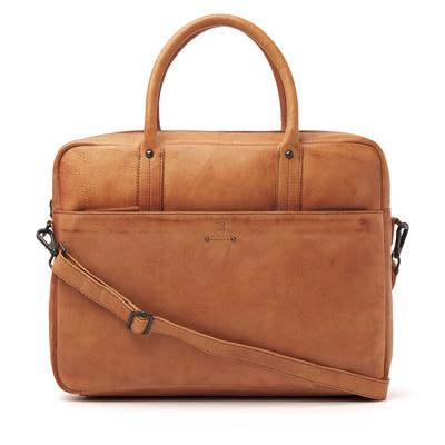 dR Amsterdam Tampa Laptoptas 15.6&apos;&apos; Camel