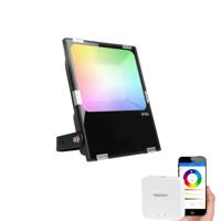 Wifi set met 1 tot 4 RGBWW led schijnwerpers 50 watt met wifi bediening