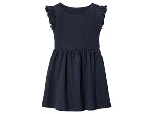 lupilu Meisjes jurk (110/116, Donkerblauw)