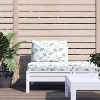VidaXL Palletkussens 2 st bladpatroon oxford stof