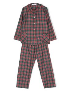 Mariella Ferrari pyjama à motif tartan - Rouge