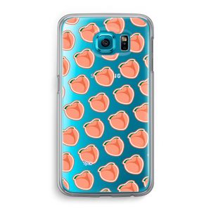 Just peachy: Samsung Galaxy S6 Transparant Hoesje