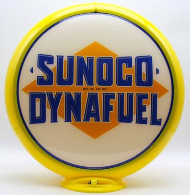 Sunoco Dynafuel Benzinepomp Bol - Glazen Lenzen