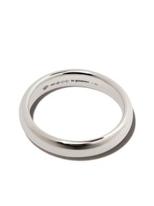 Le Gramme bague biseautée en or blanc 18ct - Argent