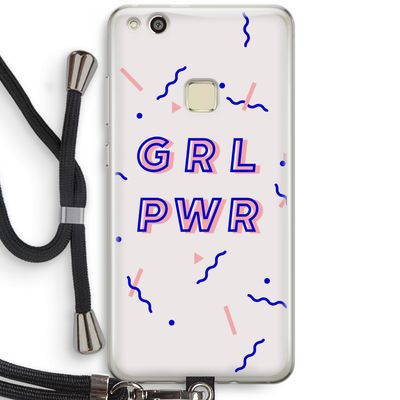 GRL PWR: Huawei Ascend P10 Lite Transparant Hoesje met koord