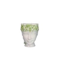 Bloempot Lady nature 14x12xH14,5cm groen