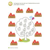 Deltas Oefenboek afwasbaar papier tafels van vermenigvuldiging(7-8 j.)