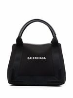 Balenciaga sac à main Navy Cabas à logo - Noir