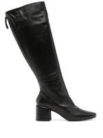 Halmanera bottes Bart 65 mm en cuir - Noir - thumbnail