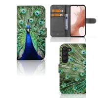 Samsung Galaxy S23 | Telefoonhoesje | Met pasjeshouder | Pauw