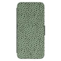 Samsung Galaxy S24 flipcase - Green confetti