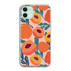 Perzik: iPhone 11 Transparant Hoesje