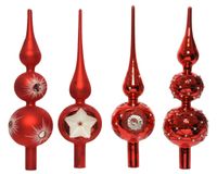 Decoris Kerst Piek Glas Kerstrood Decoris Kerst Piek Glas Kerstrood