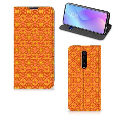 Xiaomi Redmi K20 Pro | Hoesje met Magneet | Batik Oranje