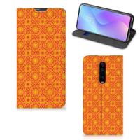 Xiaomi Redmi K20 Pro | Hoesje met Magneet | Batik Oranje