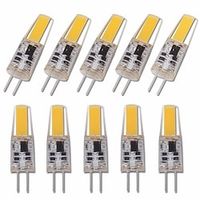 10 stks g4 led dimbare lamp ac/dc12-24v 2 w 3 w 1505 cob led licht vervangen traditionele van halogeenlamp voor spotlight kroonluchter Lightinthebox - thumbnail