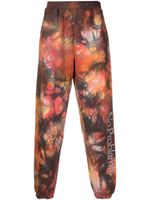 Aries pantalon de jogging à imprimé tie-dye - Orange - thumbnail