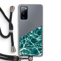 Weerkaatsing water: Samsung Galaxy S20 FE / S20 FE 5G Transparant Hoesje met koord