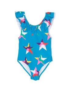 Stella McCartney Kids maillot de bain à étoiles imprimées - Bleu