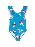 Stella McCartney Kids maillot de bain à étoiles imprimées - Bleu