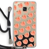 Just peachy: Samsung Galaxy A3 (2016) Transparant Hoesje met koord