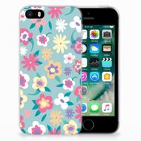 Apple iPhone SE | 5S | TPU Case | Flower Power